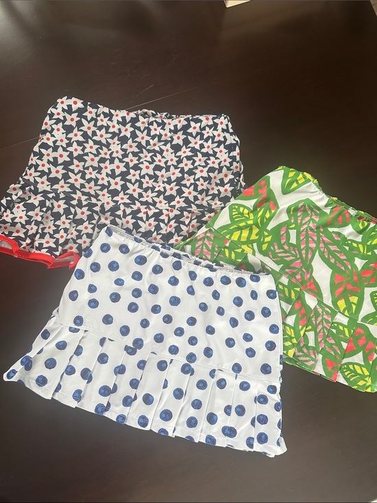 40 Lime Dresses & Skirts - 40 Lime Tennis Pickleball Printed Skorts Skirts Bundle of 3 Sz Small Activewear